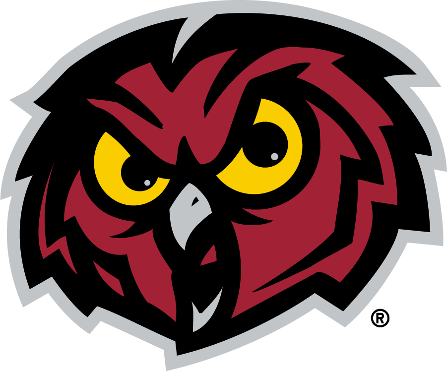 Temple Owls 1996-2020 Secondary Logo iron on transfers for clothing